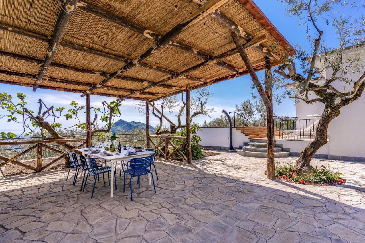 Villa Rusinella Minimalist Retreat With Sea Views Massa Lubrense Extérieur photo
