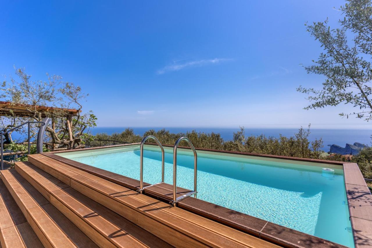 Villa Rusinella Minimalist Retreat With Sea Views Massa Lubrense Extérieur photo