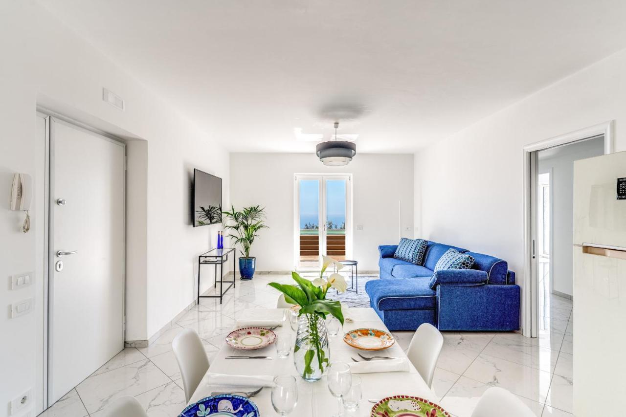 Villa Rusinella Minimalist Retreat With Sea Views Massa Lubrense Extérieur photo