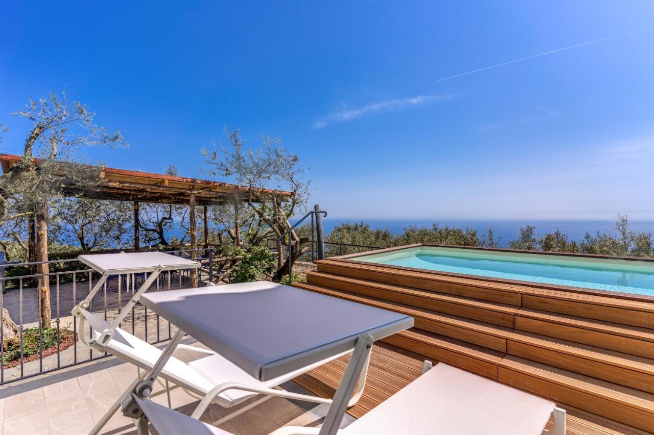 Villa Rusinella Minimalist Retreat With Sea Views Massa Lubrense Extérieur photo