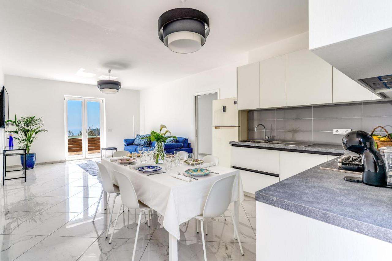 Villa Rusinella Minimalist Retreat With Sea Views Massa Lubrense Extérieur photo