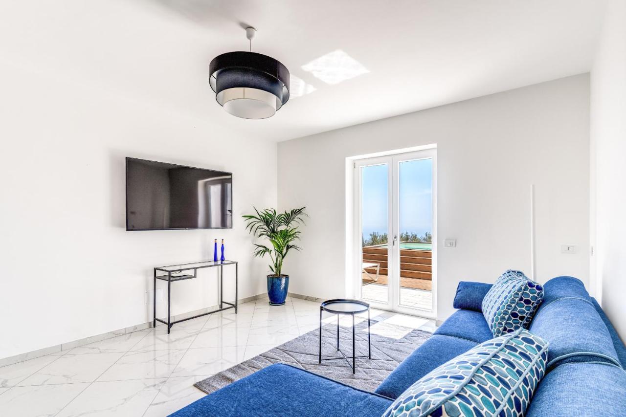 Villa Rusinella Minimalist Retreat With Sea Views Massa Lubrense Extérieur photo