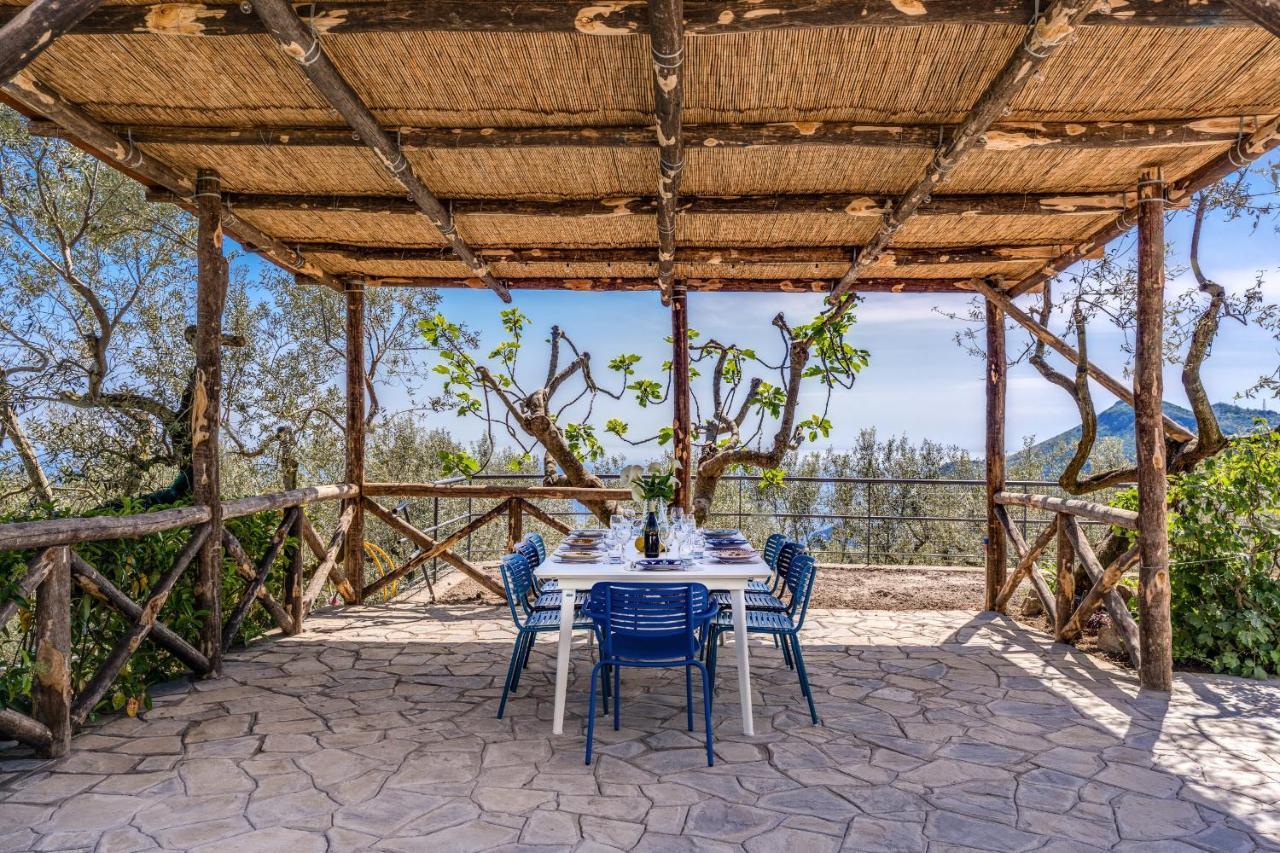 Villa Rusinella Minimalist Retreat With Sea Views Massa Lubrense Extérieur photo