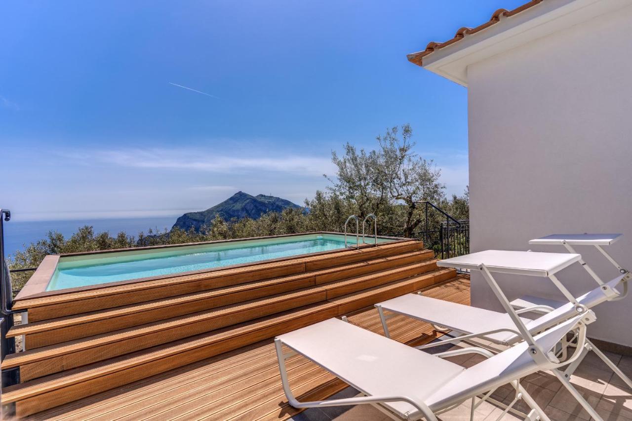 Villa Rusinella Minimalist Retreat With Sea Views Massa Lubrense Extérieur photo